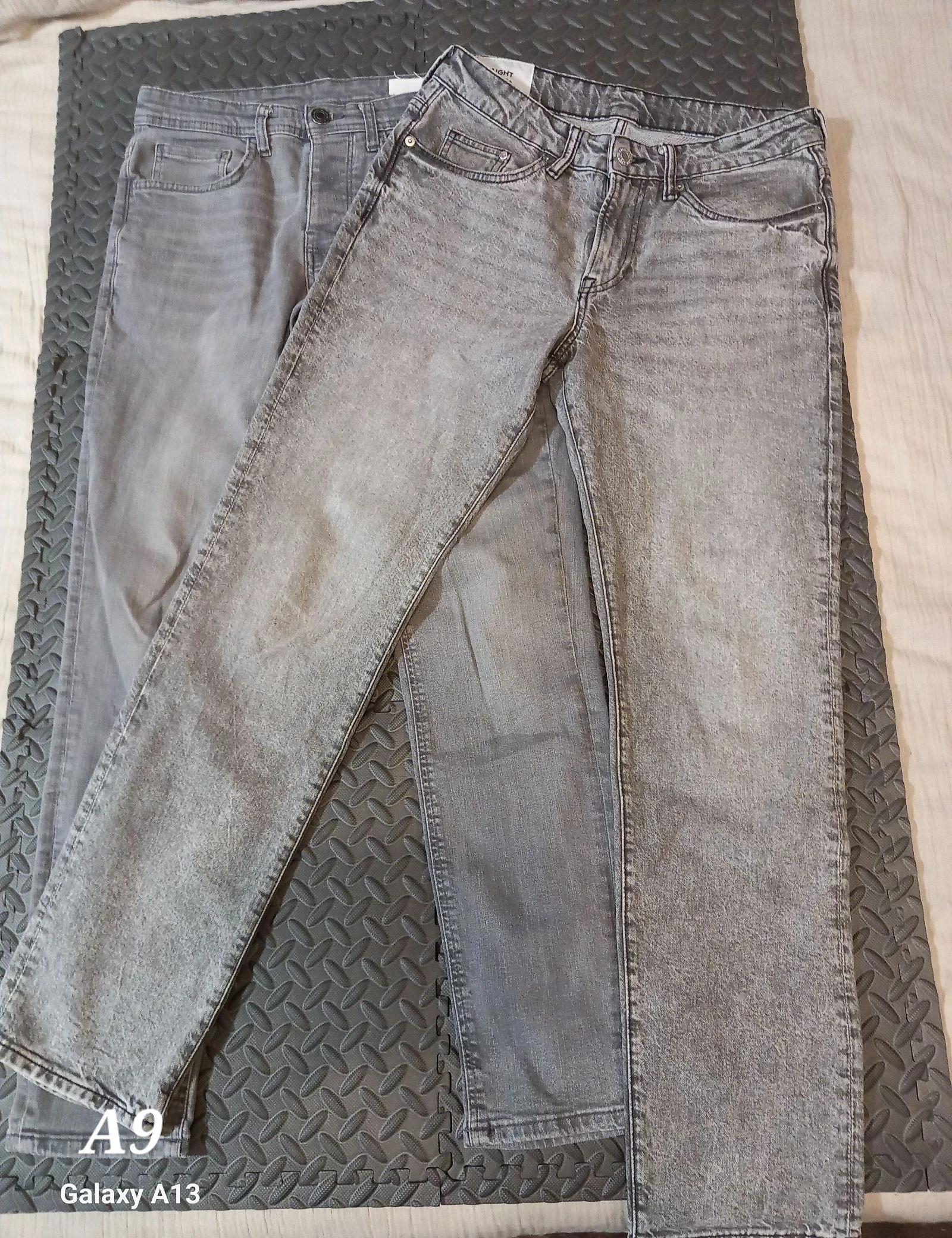 Lot de 2 jeans H&M / Denim Co. gris tendances – Taille 38 (W30/L32)